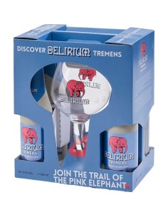 DELIRIUM - TREMENS - Belgian Strong Pale Ale PACK - 4x33cl + 1 Copa Snifter - Buscador de Cervezas - Brewhouse