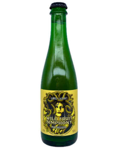 LA QUINCE garrafa de 37,5cl de cerveja de marca & GUINEU - WILD FRUIT SIMPHONY, estilo Peach Wild Sour