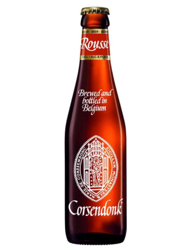 garrafa de 33cl de cerveja da marca CORSENDONK - ROUSSE, estilo Belgian Strong Dark Ale