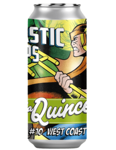 lata 44cl de cerveza de marca LA QUINCE - FANTASTIC HOPS ISSUE 10, estilo West Coast DDH Pils