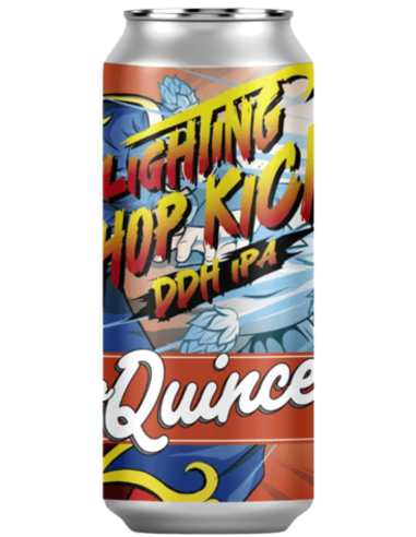 LA QUINCE lata de 44cl de cerveja de marca - LIGHTING HOP KICK, estilo Double Dry Hopped IPA