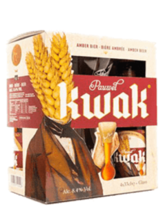 KWAK - PAUWEL - Belgian Strong Dark Ale - PACK 4x33cl + 1 VASO - Buscador de Cervezas - Brewhouse