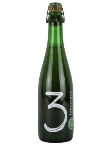 botella 37cl de cerveza de marca 3 Fonteinen, stilo geueze