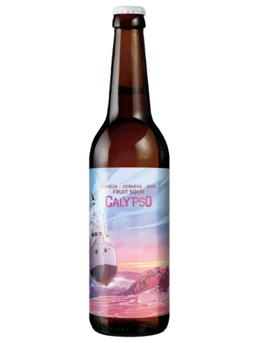 botella 33cl de cerveza de marca ALTHAIA CALYPSO, stilo Fruit Sour