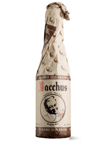 botella 33cl de cerveza de marca BACCHUS - OUD BRUIN, stilo Oud Bruin