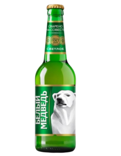 BELIY MEDVED - SVETLOE OSO BLANCO VERDE - European Pale Lager 50cl - Buscador de Cervezas - Brewhouse