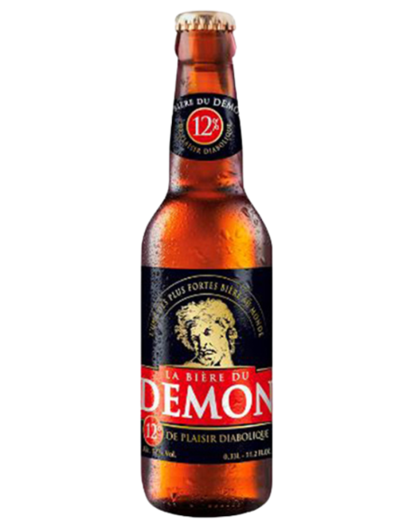 33cl bottle of BIERE - DU DEMON brand beer, European Strong Lager style