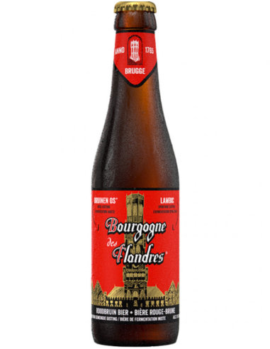 33cl bottle of BOURGOGNE DES FLANDRES brand beer - BRUNE, Flanders Red Ale style