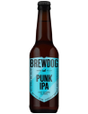 33cl bottle of beer branded BREWDOG - PUNK IPA, American IPA Style