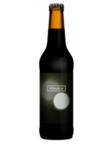 botella 33cl de cerveza de marca POHJALA - ÖÖ, estilo Imperial Baltic Porter