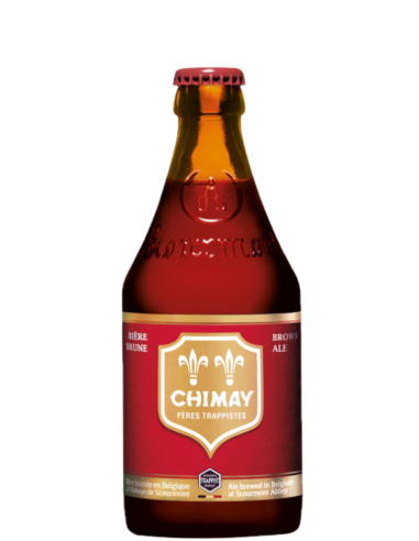 garrafa de 33cl de cerveja da marca ROJA BRUNE, estilo Belgian Double