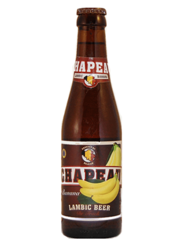 25cl bottle of beer brand CHAPEAU - BANANA, style Lambic Fruits and..