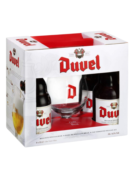 pack 4x33cl de cerveza de marca DUVEL - CLASSIC PACK, estilo Belgian Blond …