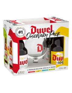 DUVEL - DISCOVERY PACK -  4x33CL + 1 VASO - Buscador de Cervezas - Brewhouse