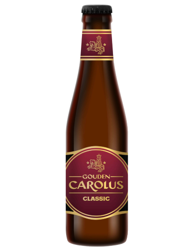 33cl bottle of GOUDEN CAROLUS brand beer - CLASSIC, Belgian Strong Dark Ale style