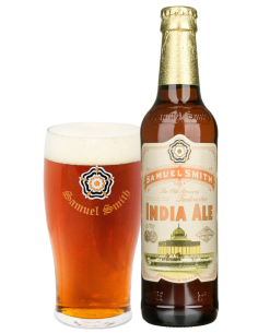 garrafa de 35,5cl de cerveja da marca SAMUEL SMITH'S - INDIA ALE, estilo IPA inglês 2