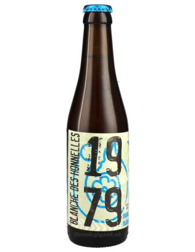 garrafa de 33cl de cerveja da marca l'Abbaye des Rocs, estilo Cerveja de Trigo