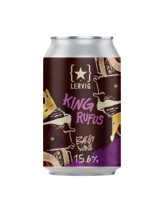 LERVIG - KING RUFUS - Barley Wine Lata 44cl - Buscador de Cervezas - Brewhouse