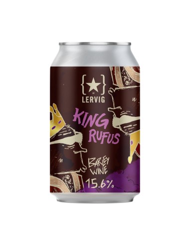 LERVIG - KING RUFUS - Barley Wine Lata 44cl