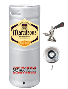 MAREDSOUS - BLONDE - Belgian Blond 20L - Tipo A - Inox - Buscador de Cervezas - Brewhouse