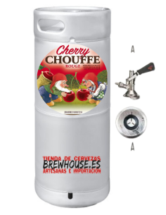 CHOUFFE - CHERRY - Belgian Strong Dark Ale 20L - Tipo A - Inox - Buscador de Cervezas - Brewhouse