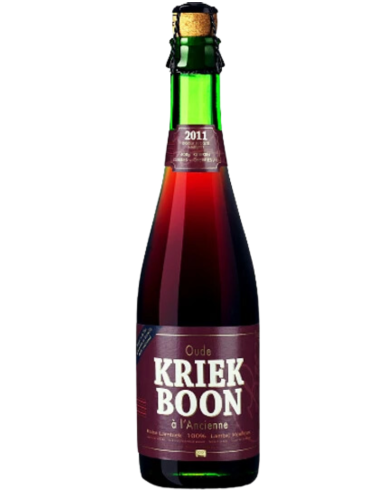 botella 37,5cl de cerveza de marca BOON OUDE - KRIEC BOON, stilo Fruit Lambic