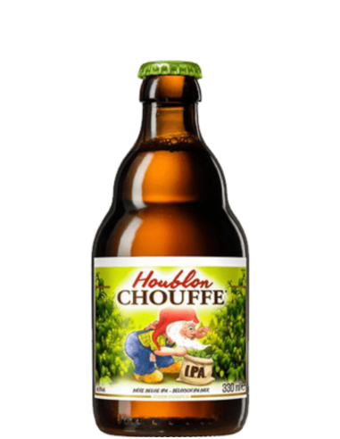 botella 33cl de cerveza de marca CHOUFFE - HOUBLON, estilo Belgian IPA