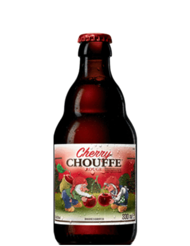 botella 33cl de cerveza de marca CHOUFFE - CHERRY, estilo Belgian Strong Dark Ale