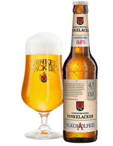DINKELACKER - ALCOHOLFREI - Cerveja alemã sem álcool 33cl.
