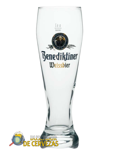 Vaso Weizen 50cl de cerveza de marca BENEDICTINER