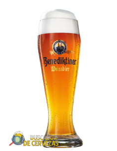 Vaso Weizen 50cl de cerveza de marca BENEDICTINER 2