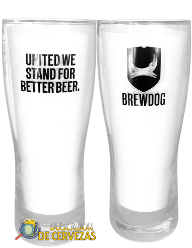 2 pint glasses 50cl of branded beer BREWDOG