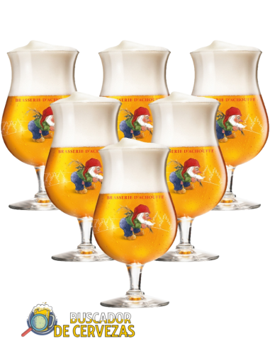 6 Copo Snifter 50cl de cerveja da marca CHOUFFE com cerveja
