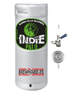 BREW INDIE - PALOMERA - Radler 20 L - Tipo S - Inox - Buscador de Cervezas - Brewhouse