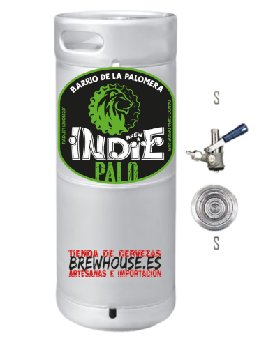 20L keg of beer of the brand BREW INDIE - PALOMERA, Radler Type S - Stainless steel