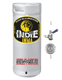 BREW INDIE - INMACULADA - Lager 20L - Tipo S - Inox - Buscador de Cervezas - Brewhouse