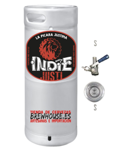 BREW INDIE - PICARA - Red Ale 20L - Tipo S - Inox - Buscador de Cervezas - Brewhouse