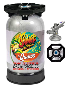 LA QUINCE - SAVAGE HAZY DIPA - Hazy Doble IPA 30L - Tipo Key Keg - Buscador de Cervezas - Brewhouse