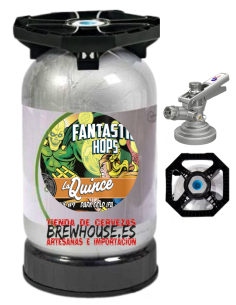 LA QUINCE - FANTASTIC HOPS ISSUE 9 - Dark Cold IPA 30L - Tipo Key Keg - Buscador de Cervezas - Brewhouse