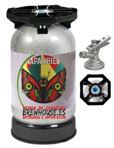 NAPARBIER - BUTTERFLY OF MADNESS - Oat Milk IPA 30L - Tipo Key Keg - Buscador de Cervezas - Brewhouse