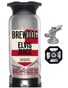 BREWDOG - ELVIS JUICE IPA - Grapefruit infused IPA 20L - Tipo Key Keg - Buscador de Cervezas - Brewhouse