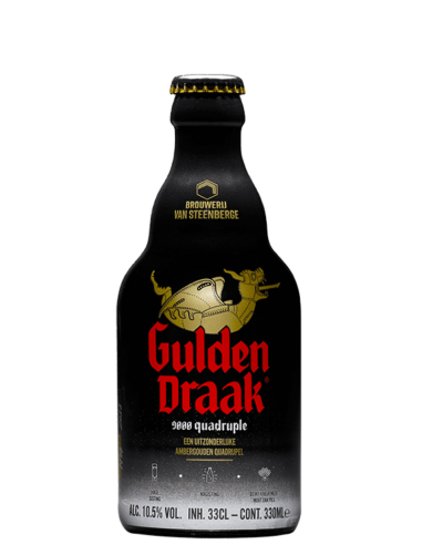 33cl bottle of beer brand GULDEN DRAAK - 9000 QUADRUPLE, Belgian Quadruple style