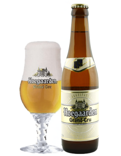 garrafa de 33cl de cerveja da marca HOEGAARDEN - GRAND CRU, estilo elgian Strong Pale Ale 2