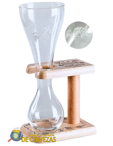 KWAK - Glass + stand ( Wooden ) - 33cl