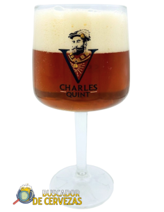 Copa Cáliz 50cl de cerveza de marca CARLOS V 2