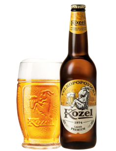 KOZEL garrafa de 50cl de cerveja da marca - PREMIUM LAGER, estilo Pilsner checa 2