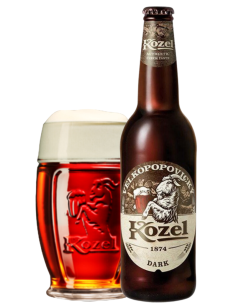 KOZEL garrafa de 50cl de cerveja de marca - DARK, estilo Czech Dark Lager 2