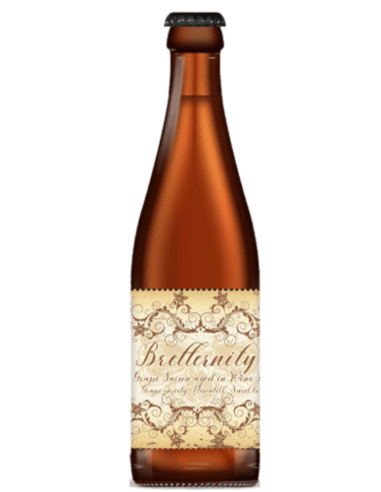 botella 37,5cl de cerveza de marca LA CALAVERA - BRETTERNITY, estilo Sour Grape Saison Wine