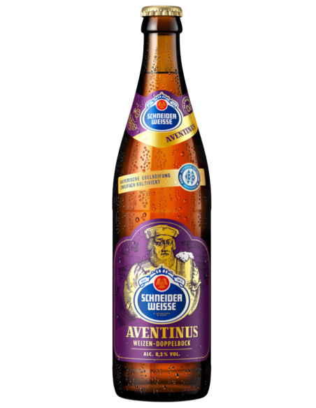 50cl bottle of beer brand SCHNEIDER - TAP 6 AVENTINUS , Weizen Doppelbock style