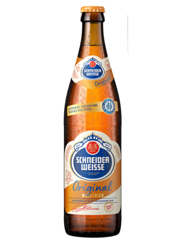 botella 50cl de cerveza de marca SCHNEIDER - TAP 7 ORIGINAL, estilo Weissbier Dunkel